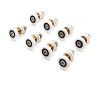 Rullo Per Porta Scorrevole 8 pezzi 20/23/25/27 mm di diametro for porte scorrevoli in vetro for doccia, ruote sospese, pulegge for mobili da bagno(20mm)