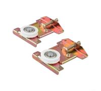 Rullo per porta scorrevole con ruote concave, per un funzionamento fluido e una maggiore stabilità nei mobili dell'armadio e negli armadi in legno massello