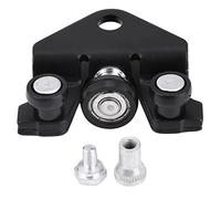 Rullo per porta scorrevole, guida a rulli per porta scorrevole in metallo per Trafic 2000-2010 7700312012 Nero + Argento