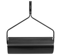 Rullo per prato da giardino, in ferro, capacità 63 l, nero, con manico, diametro 30 x 90 cm, per compattare il suolo, la cura del prato, la pianificazione e la preparazione del letto di sementi in