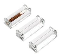 Rullo per Sigarette di 70mm, Rollatore di Sigarette Macchina in Plastica, Macchina di Rullo Manuale (3 Pezzi)