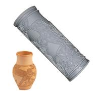 Rullo per texture in argilla - Rullo per motivi in ceramica, strumento per impronte in ceramica | Set di raccolta di attrezzature per goffratura decorativa di superfici, kit di sistemi di creazione