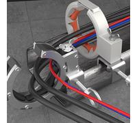 Rullo per vassoio via rotola di installazione versatile PULAGGI