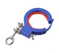 Rullo portacavi aggiornato per guida cavi, capacità di carico 25 kg, nylon rinforzato e acciaio inossidabile, blu scuro, confezione da 2 (B) per interni e