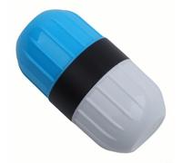 Rullo portatile con notazione musicale con cinque linee per lezioni di pianoforte e chitarra, aiuto didattico blu giallo (blu bianco)