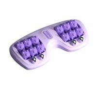 Rullo portatile D per massaggi per piedi uali, muscolare, 29 x 15 x 5 cm, massaggiatore D-Eual per piedi con di pressione, rullo di recupero yoga, design portatile, per gambe