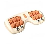 Rullo portatile per massaggio ai piedi, 3 tecniche di massaggio, strumento di riflessologia, allevia fascite plantare, muscoli stretti e piedi doloranti, migliora la circolazione (arancione)