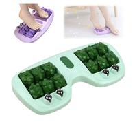 Rullo portatile per massaggio ai piedi, massaggiatore per fascite plantare, rullo per fascite plantare, migliora la circolazione, strumento di riflessologia portatile per casa e ufficio (verde)