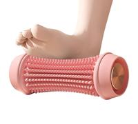 Rullo portatile per massaggio dei piedi, massaggio muscolare profondo dei tessuti, massaggiatore per piedi antistress, rullo ergonomico per rilassare le gambe, 6 x 6 x 19 cm, per il relax (viola, blu,