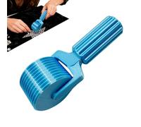 Rullo pressore Gem Art, Rullo pressore con pressatura liscia, Bianco/viola/rosa/blu, Pressa manuale con impugnatura, Lavorazione fai-da-te, Design staccabile, Per pittori, Amici, Famiglia, Hobbisti