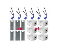 Rullo Principale, Panno For Mocio, Spazzola Laterale, Sacchetto For La Polvere, Filtro, Compatibile Con ECOVACS, Accessori Di Ricambio For Aspirapolvere Robot T80 PRO OMNI / T80 OMNI(18pcs)