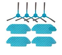 Rullo Principale Spazzola Laterale Panni Di Ricambio For Straccio, Compatibile Con Cecotec, Compatibile Con Conga, 4090 4690 5090 5490 6090 Pezzi Di Ricambio For Aspirapolvere Robot(8pcs)