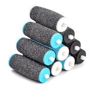 Rullo Ricambio Compatibile con Scholl Velvet Smooth, Roll Ricariche Professionale per Pedicure Elettrico, 3 Tipi di Rugosità, Pietra Pomice per Piedi, Raspa Piedi, Esfoliante, Togli Calli