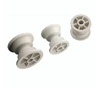Rullo ricambio - L 60 mm. - Ø 57 mm. - foro Ø 13 mm. puleggia