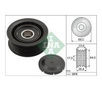 Rullo rinvio INA per cinghia trapezoidale per Audi BMW Chrysler Fiat...
