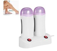Rullo Riscaldato Della Cera Della Macchina Di Depilazione Doppia, Ceretta Facile Più Veloce, Adatto A Tutta L'Attrezzatura Di Depilazione Del Corpo Gamba, Ascella, Braccio (Rosa）