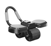 Rullo Ruota AB - Rullo Ruota Addominale | AB Roller Esercizio Wheel | Rullo A Rotelle Con Timer Intelligenti | Ruota Addominale Portatile Con Contatori | Allenatore Addomin