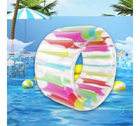 Rullo ruota gonfiabile, giocattolo colorato per laminatoio d'acqua