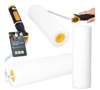 Rullo Schiuma 25 cm Rotoli Pittura Idropitture Vernici Smalti Impregnanti Muri Strumento Supporto Versatile Lavori Ristrutturazione Domestica Professionale