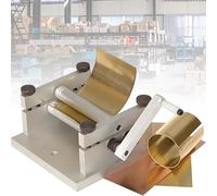 Rullo scorrevole per piegatura del metallo, rullo manuale per piegatura di fogli di precisione, design compatto per uso domestico, costruzione in lega di alluminio da 60 mm