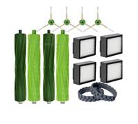 Rullo spazzola filtro Hepa compatibile con iRobot Roomba serie I7 E5 E6 I3 Accessori for aspirapolvere robot Filtro Spazzola laterale Panni for mocio(Light yellow)