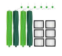 Rullo spazzola filtro Hepa compatibile con iRobot Roomba serie I7 E5 E6 I3 Accessori for aspirapolvere robot Filtro Spazzola laterale Panni for mocio(Light green)