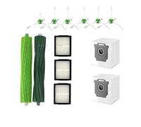 Rullo spazzola filtro Hepa compatibile con iRobot Roomba serie I7 E5 E6 I3 Accessori for aspirapolvere robot Filtro Spazzola laterale Panni for mocio(Orange)