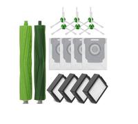 Rullo spazzola filtro Hepa compatibile con iRobot Roomba serie I7 E5 E6 I3 Accessori for aspirapolvere robot Filtro Spazzola laterale Panni for mocio(Navy Blue)