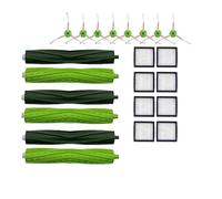 Rullo spazzola filtro Hepa compatibile con iRobot Roomba serie I7 E5 E6 I3 Accessori for aspirapolvere robot Filtro Spazzola laterale Panni for mocio(WHITE)