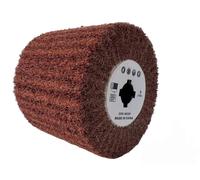 Rullo Spazzola Lamellare Abrasivo 120x100 MM Per Satinatrice Satinare Grana 120