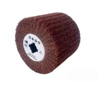 Rullo Spazzola Lamellare Abrasivo 120x100 MM Per Satinatrice Satinare Grana 80