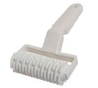 Rullo tagliapasta per losanghe in plastica bianca 12 cm