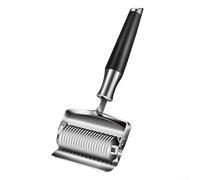 Rullo tagliatelle manuale in acciaio inossidabile con affettatrici 13/19 per tagliare pasta ed erbe, pratico strumento di aiuto in cucina (B)