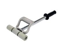 Rullo telescopico, rullo a pressione, rullo angolare, manico in acciaio, 190 mm