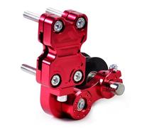 Rullo tendicatena universale in lega di alluminio per moto/chopper/ATV, nero/rosso/argento/blu/oro
