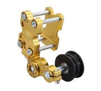 Rullo tendicatena universale in lega di alluminio per moto/chopper/ATV, nero/rosso/argento/blu/oro