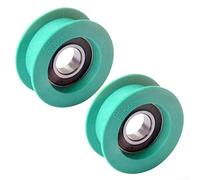 Rullo tendicinghia di ricambio per tosaerba, per trattore da giardino, parte di riparazione, in plastica resistente, compatibile con (2 pezzi)