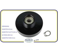 RULLO TENDICINGHIA PULEGGIA CUSCINETTO 608Z ASCIUGATRICE BOSCH SIEMENS SAMSUNG B