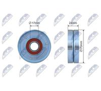 NTY RNK-LR-011 Rullo tenditore, Cinghia trapezoidale
