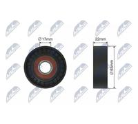 NTY RNK-ME-022 Rullo tenditore, Cinghia trapezoidale
