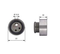 Gates T41118 Powergrip Tensioner T41118