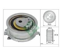 Rullo Tenditore Cinghia Dentata Ina 531 0825 10 per Audi Seat Skoda VW