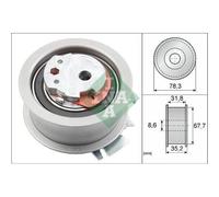 Rullo Tenditore Cinghia Dentata Schaeffler Ina 531 0628 30 per Audi Chrysler VW