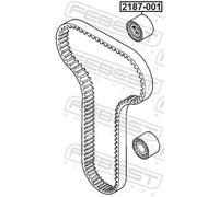 Rullo tenditore cinghia distribuzione 2187-001 FEBEST