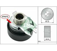 Tenditore, cinghia di distribuzione INA 531 0252 30