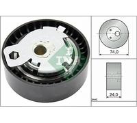 Puleggia tendicinghia, cinghia dentata INA 531 0497 10
