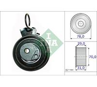 Rullo tenditore cinghia distribuzione 531 0532 10 INA per HYUNDAI KIA