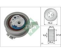 Puleggia tendicinghia, cinghia dentata INA 531 0847 10