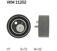 Rullo tenditore cinghia distribuzione idraulico VKM 11202 SKF per AUDI VW SKODA