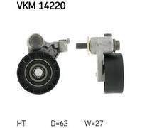 Rullo tenditore cinghia distribuzione idraulico VKM 14220 SKF per MAZDA 121 III